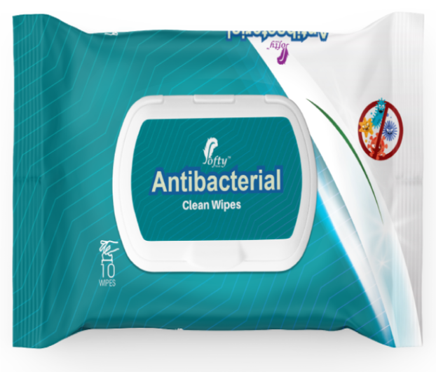 Softy Antibacterial Clean Wipes 60 Wipes