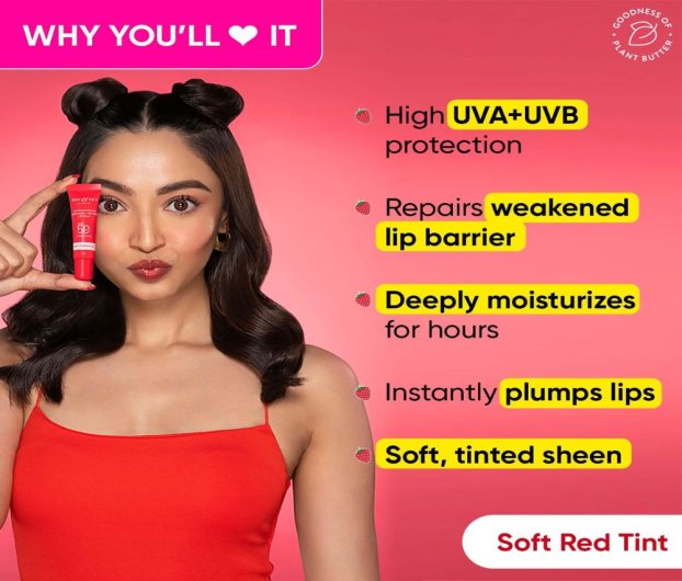 DOT & KEY BARRIER REPAIR CERAMIDE + PEPTIDE LIP BALM SPF 50 PA+++ RED ROMANCE - 10ML