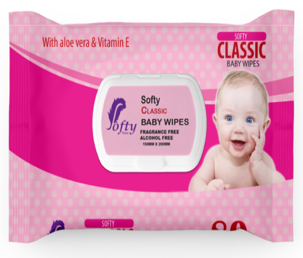 Softy Classic Baby Wipes
