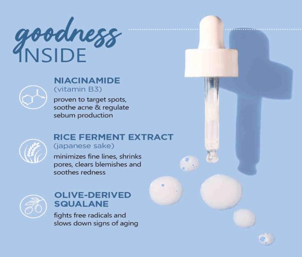 PLUM RICE WATER & 10% NIACINAMIDE SERUM 30 ML