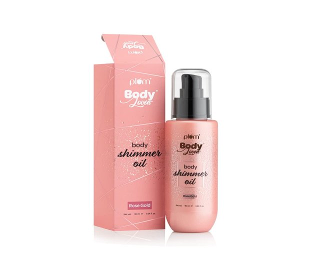 PLUM BODYLOVIN BODY SHIMMER OIL ROSE GOLD 90 ML