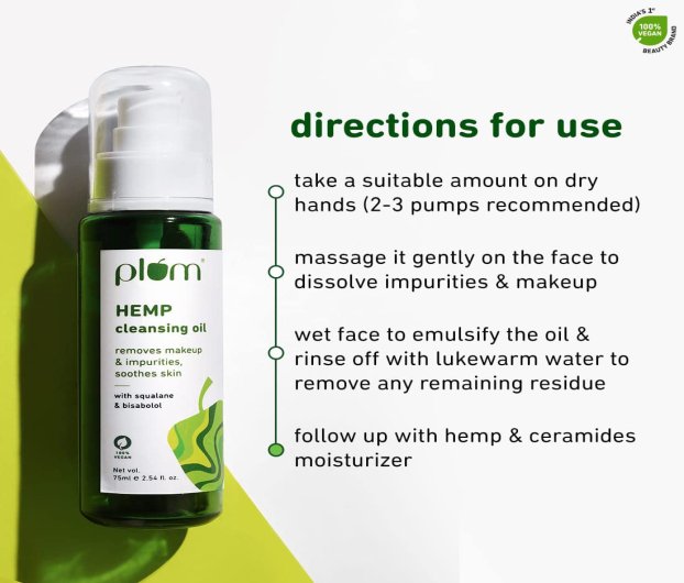 PLUM HEMP CLEANSING OIL 75ML