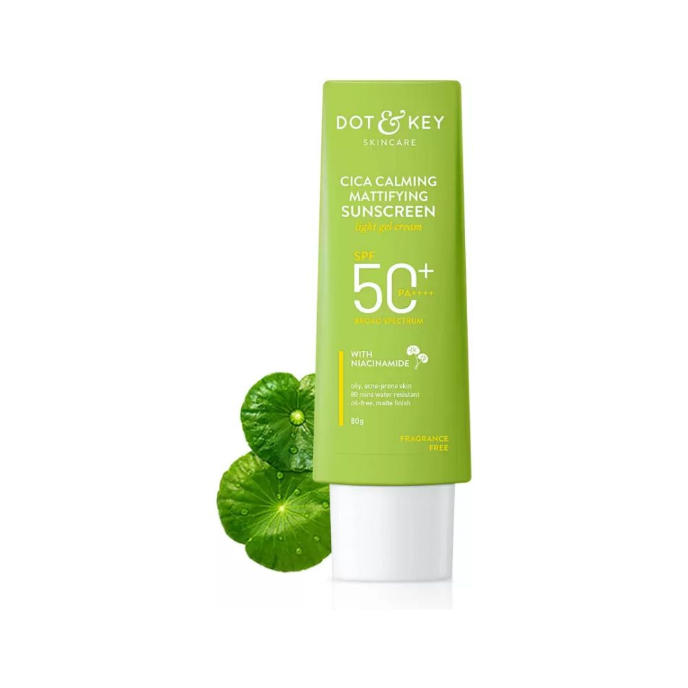 DOT & KEY CICA & NIACINAMIDE MATTIFYING SUNSCREEN SPF 50 PA++++ 80 GM