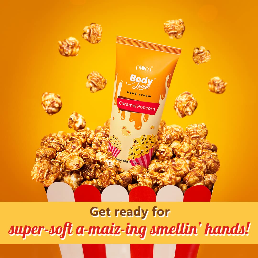 PLUM BODYLOVIN CARAMEL POPCORN HAND CREAM 50 GM