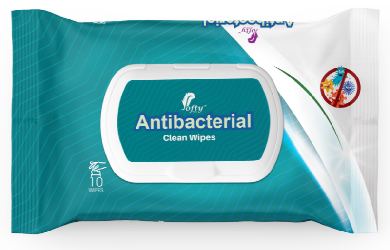 Softy Antibacterial Clean Wipes 60 Wipes