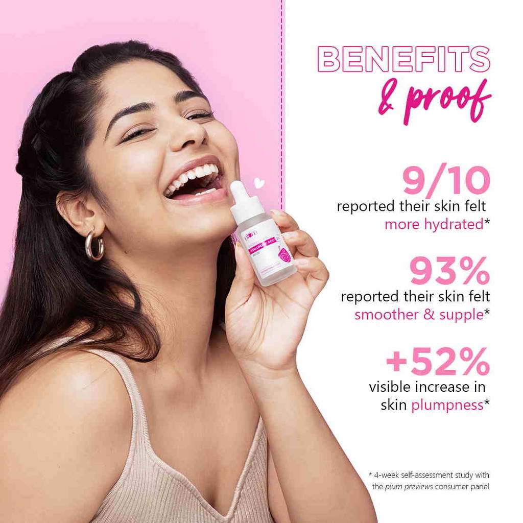 PLUM BULGARIAN ROSE & 2% HYALURONIC ACID SERUM 15 ML