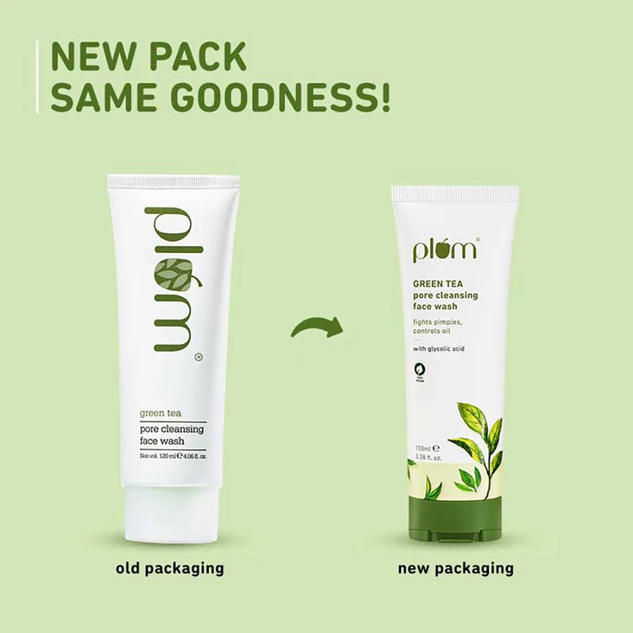 PLUM GREEN TEA PORE CLEANSING FACE WASH 100 ML
