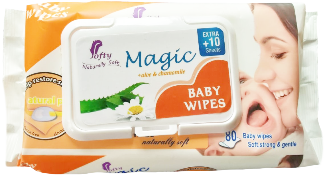 Softy Baby Wipes Magic With Cap