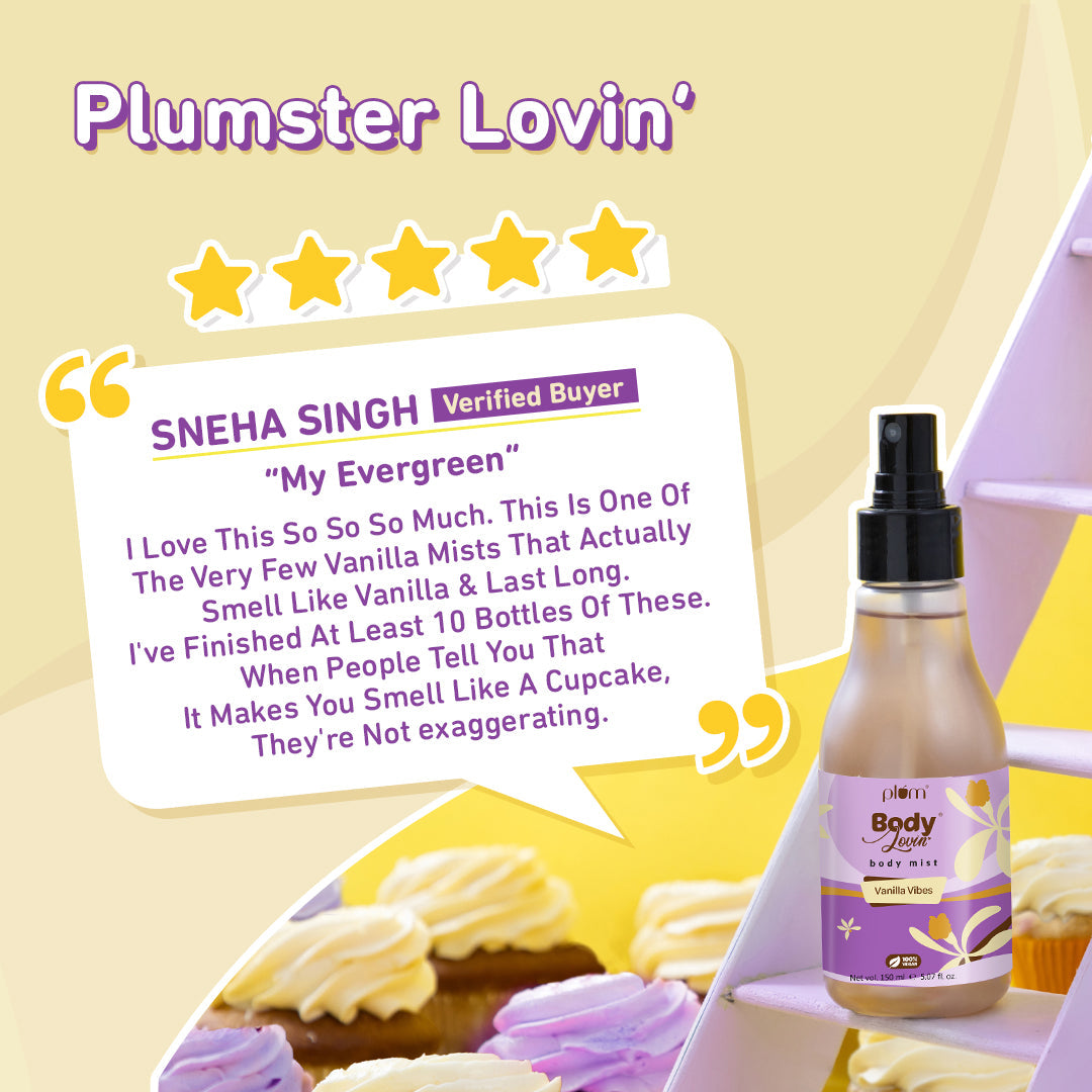 PLUM BODYLOVIN VANILLA BODY MIST - 150 ML