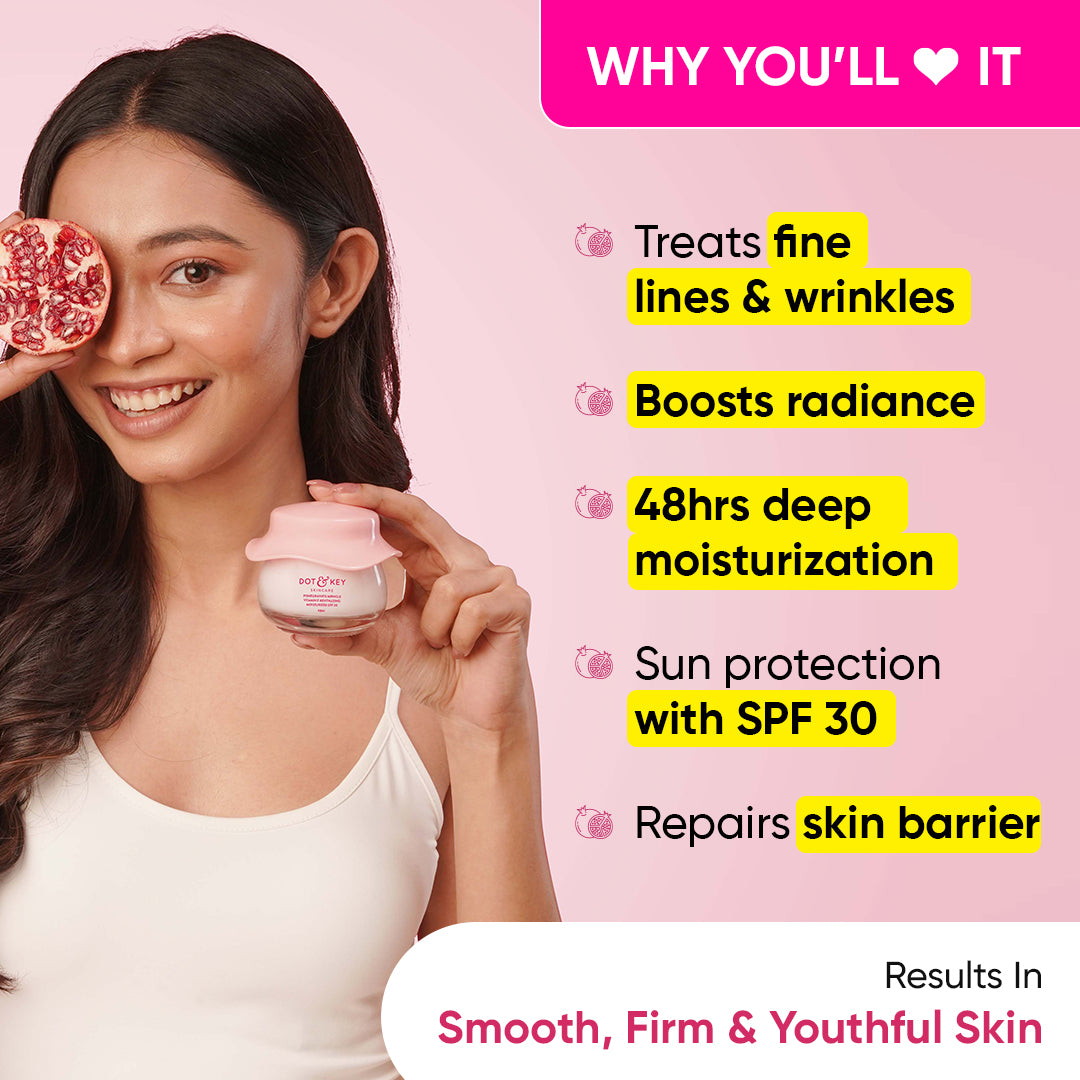 DOT & KEY POMEGRANATE & PEPTIDE YOUTH RESTORE MOISTURIZER SPF 30 - 60 ML