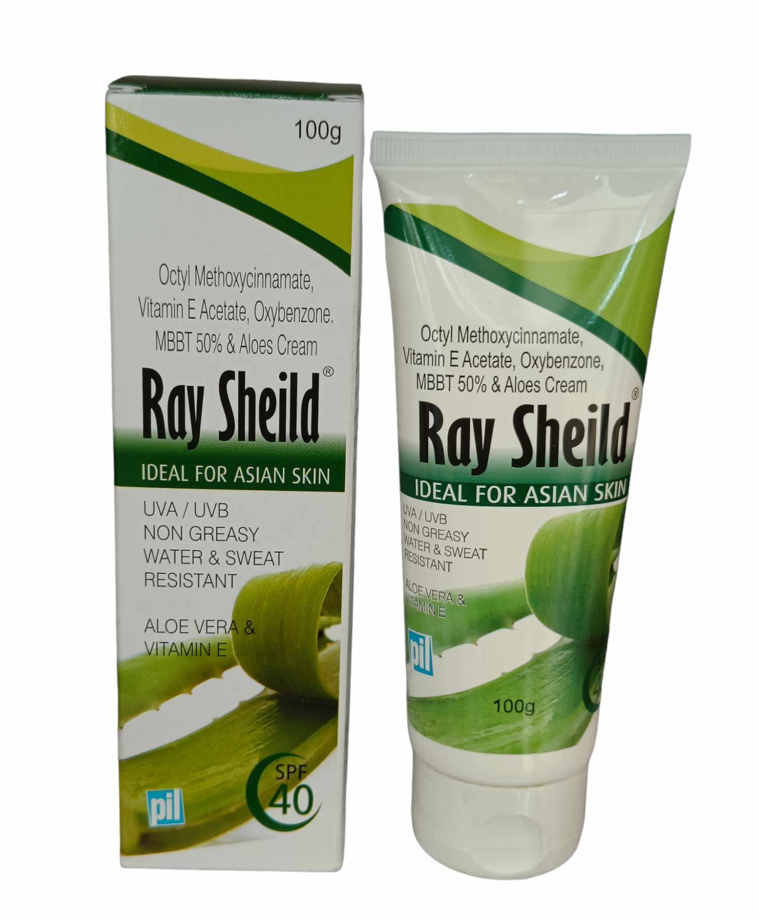 RAY SHIELD SPF 40, 100 GM