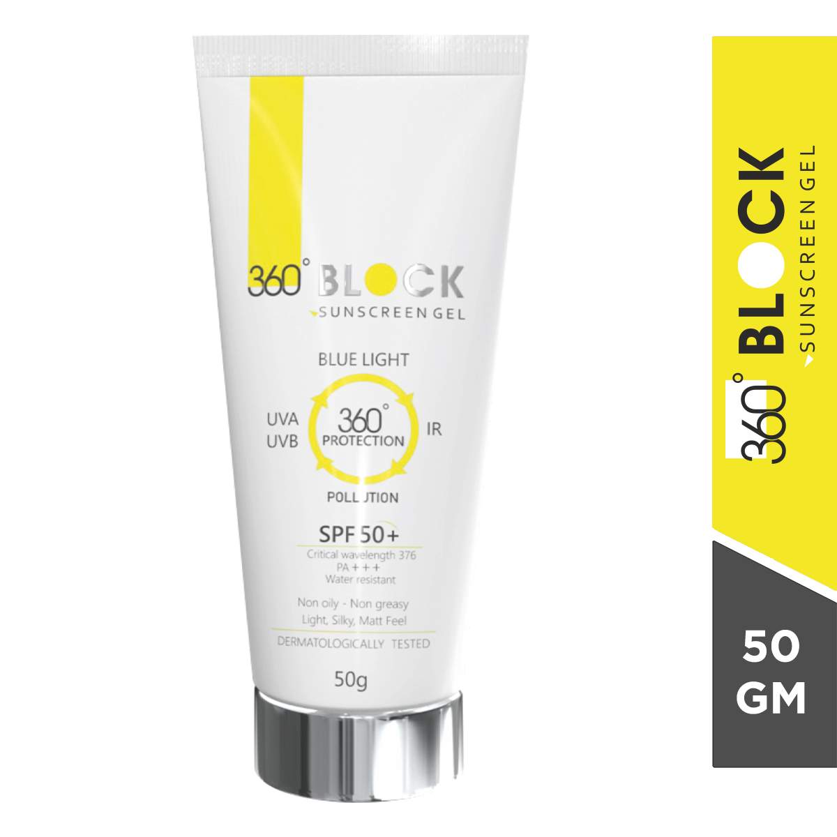 360 BLOCK SUNSCREEN GEL 50G