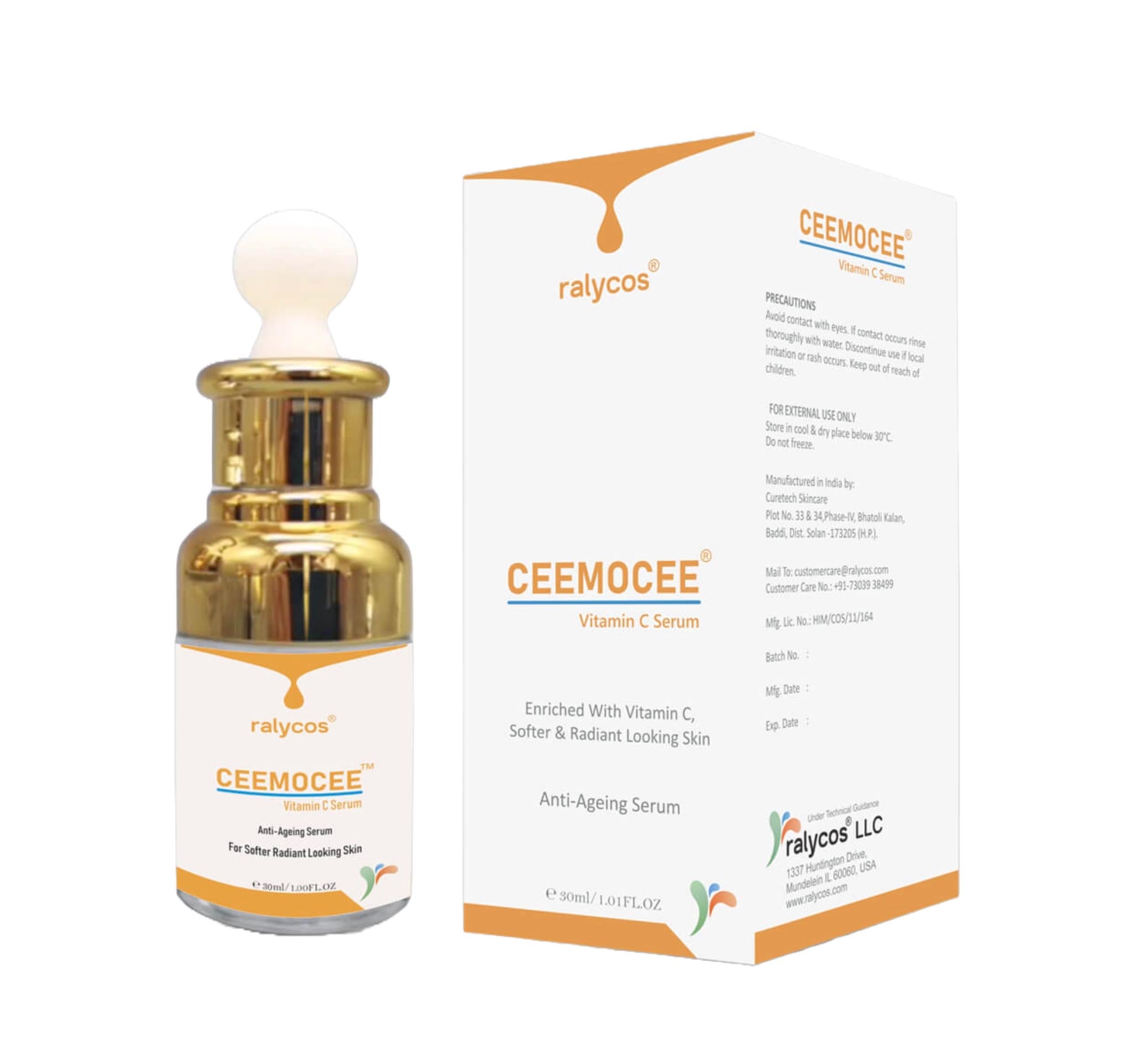 RALYCOS CEEMOCEE VITAMIN C SERUM 30 ML