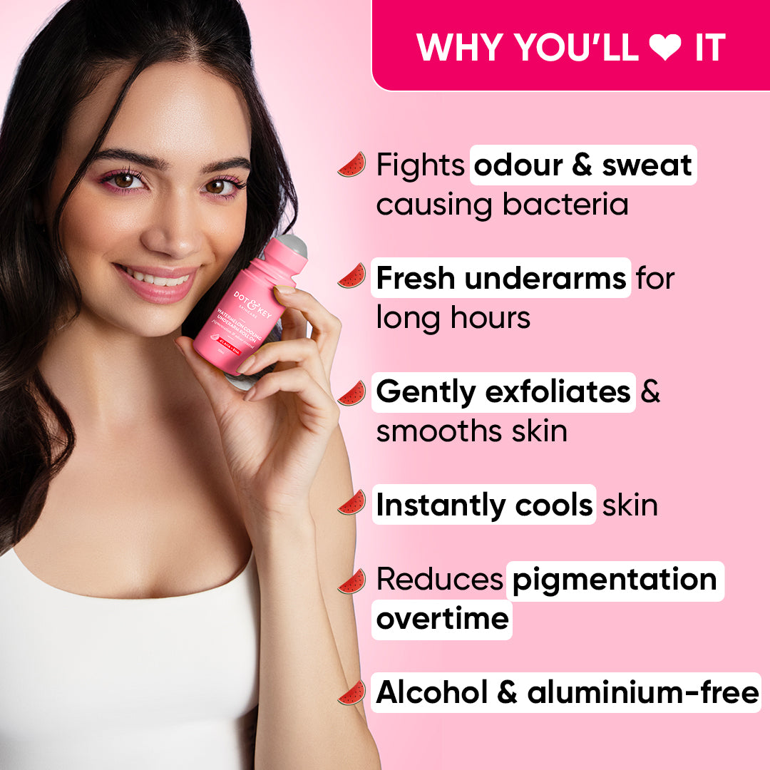DOT & KEY WATERMELON COOLING UNDERARM ROLL ON - 50 ML
