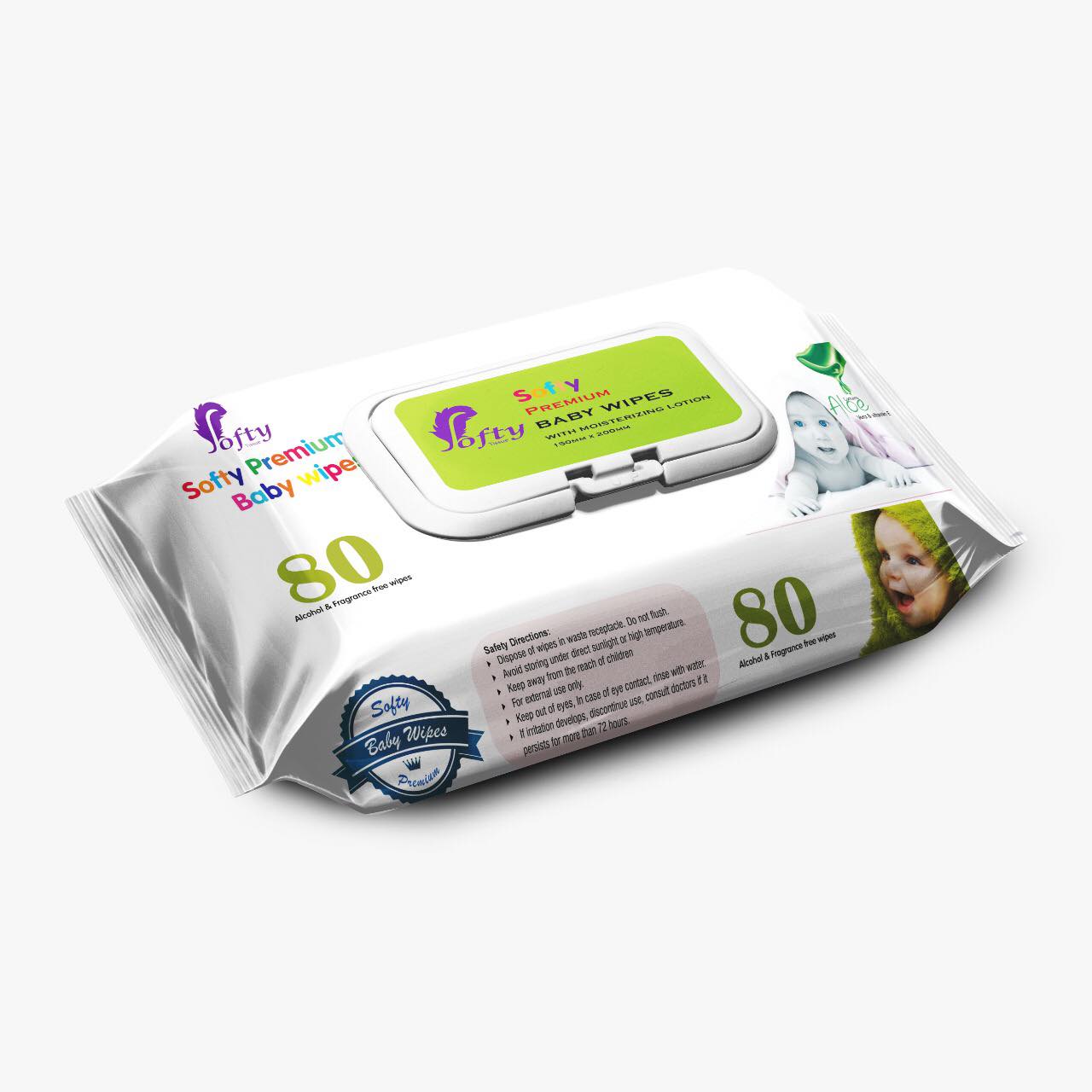 Softy Baby Wipes Premium