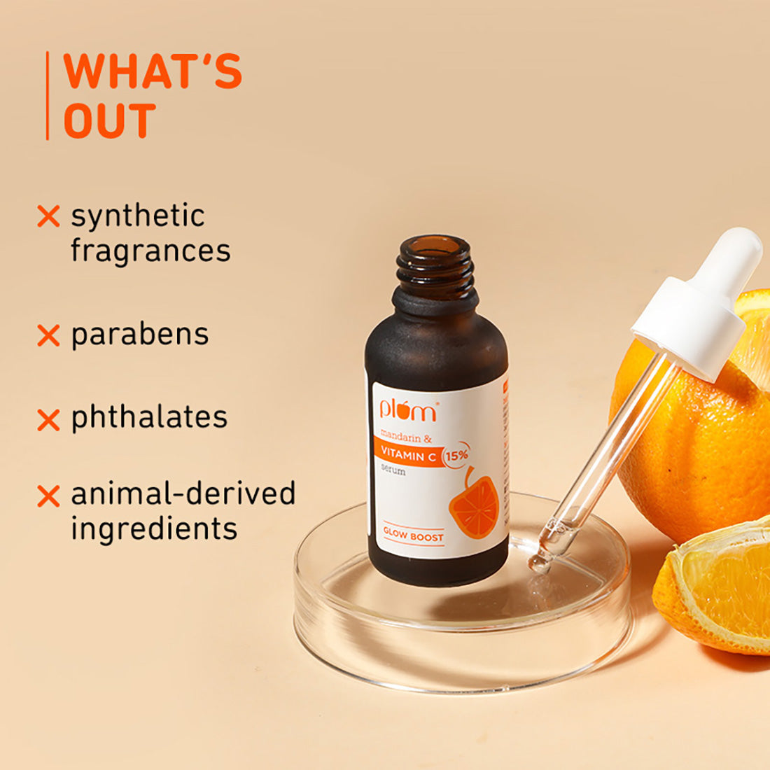 PLUM MANDARIN & VITAMIN C SERUM 30 ML