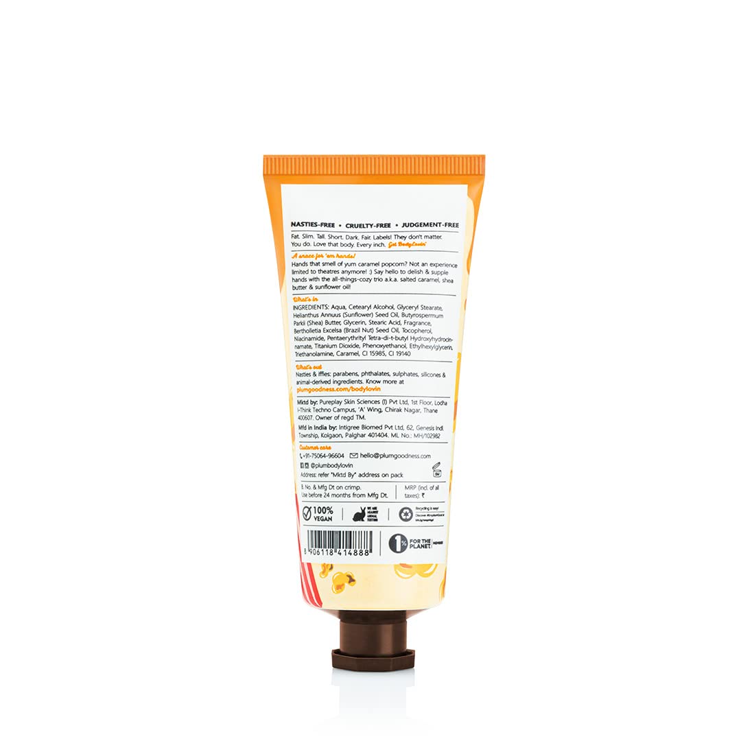 PLUM BODYLOVIN CARAMEL POPCORN HAND CREAM 50 GM