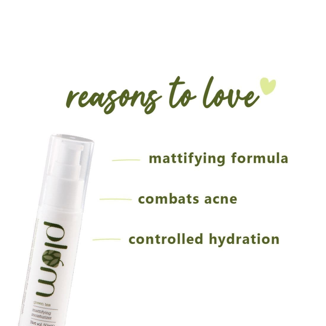 PLUM GREEN TEA MATTIFYING MOISTURIZER 50 ML
