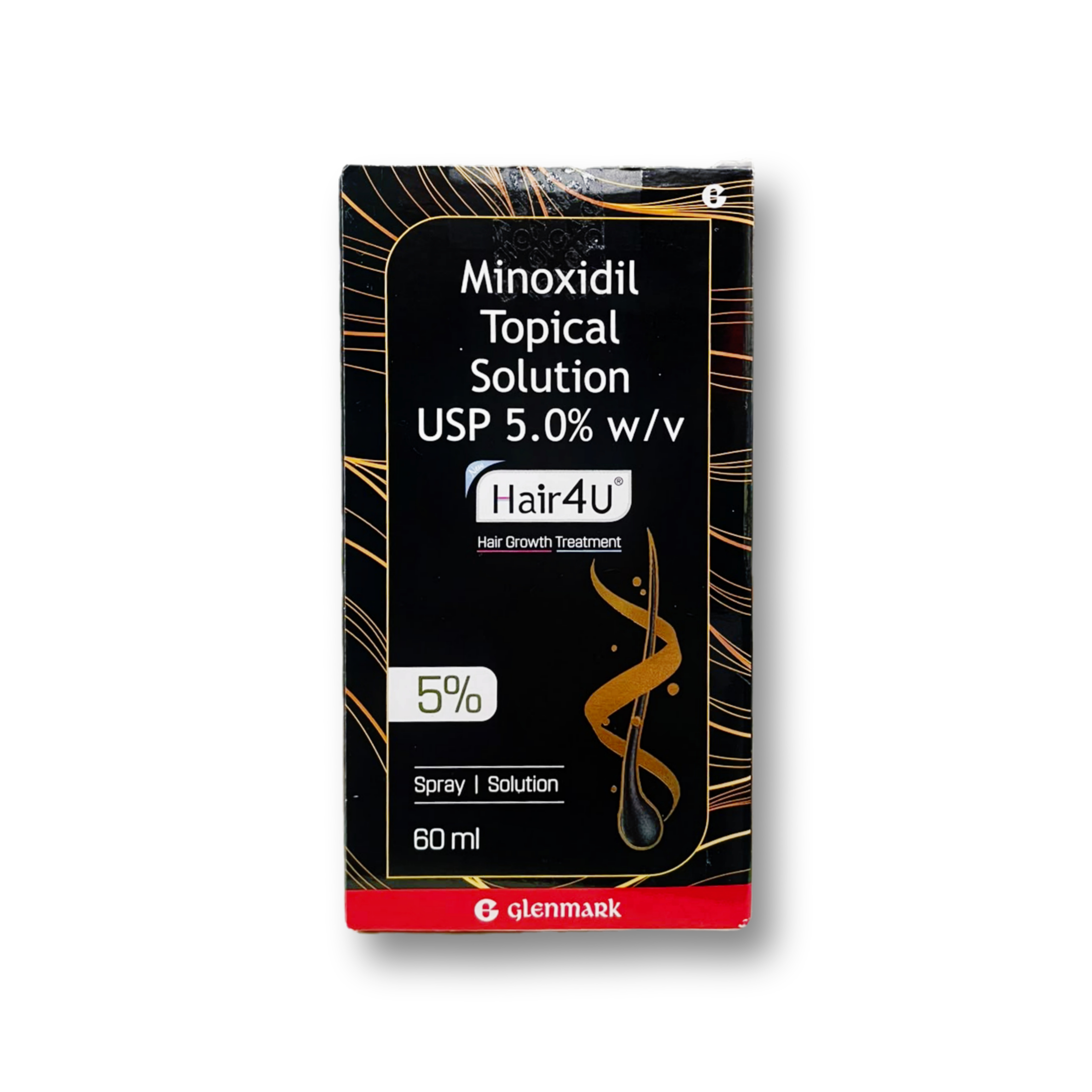 Hair 4U 5% Minoxidil Topical Solution - 60 ml