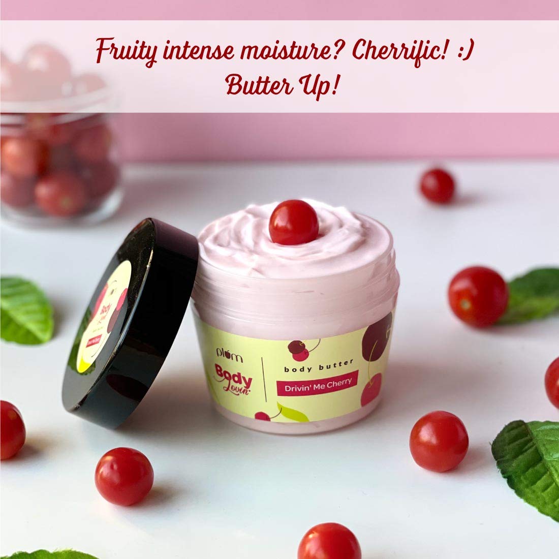 PLUM BODYLOVIN DRIVIN ME CHERRY BODY BUTTER - 200 GM