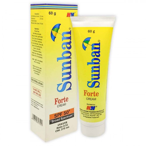 SUNBAN FORTE CREAM SPF 50, 60GM