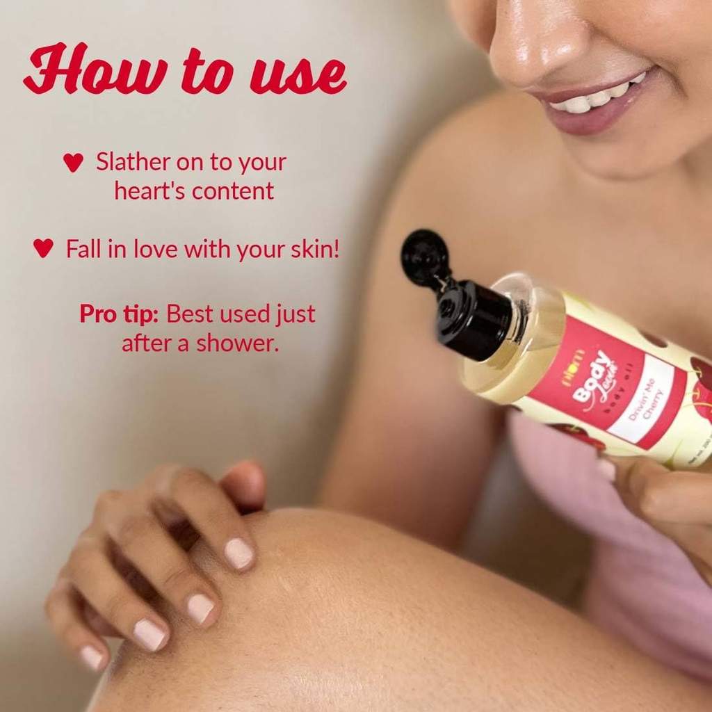 PLUM BODYLOVIN DRIVIN ME CHERRY BODY OIL 200 ML
