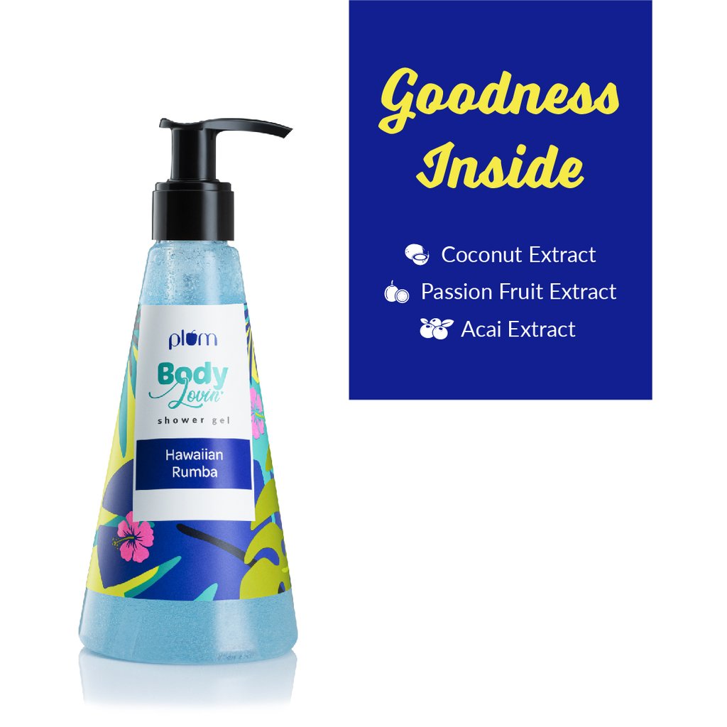 PLUM BODYLOVIN HAWAIIN RUMBA SHOWER GEL 240 M