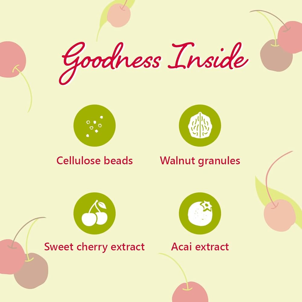 PLUM BODYLOVIN DRIVIN ME CHERRY GEL BODY SCRUB - 200 GM