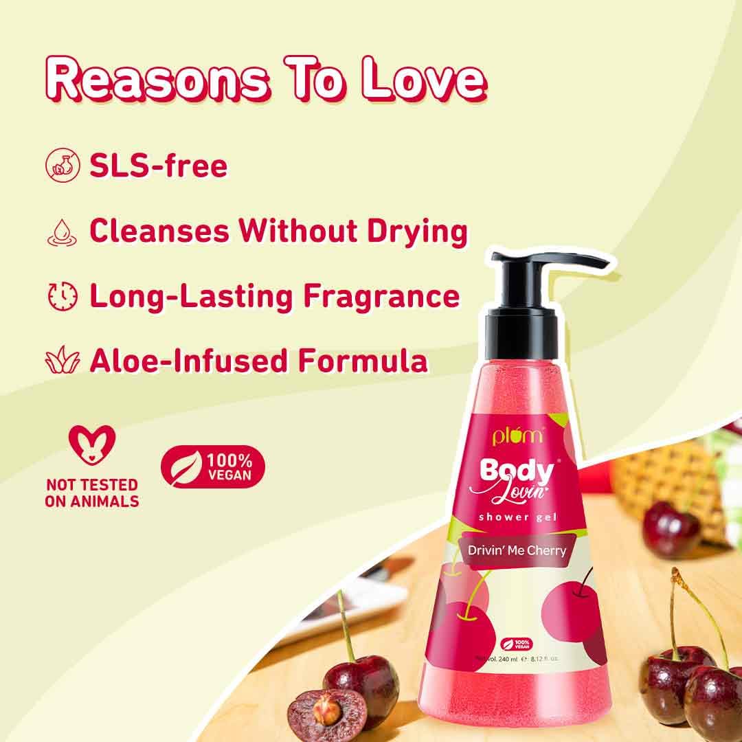 PLUM BODYLOVIN FEELING SO ROSE SHOWER GEL - 240 M