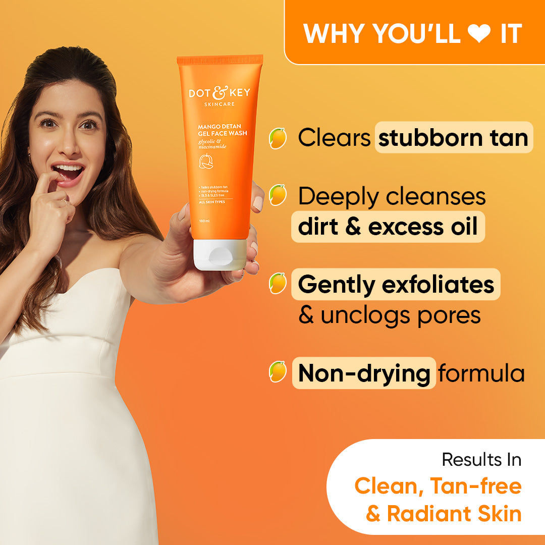 DOT & KEY MANGO DETAN GEL FACE WASH - 100ML
