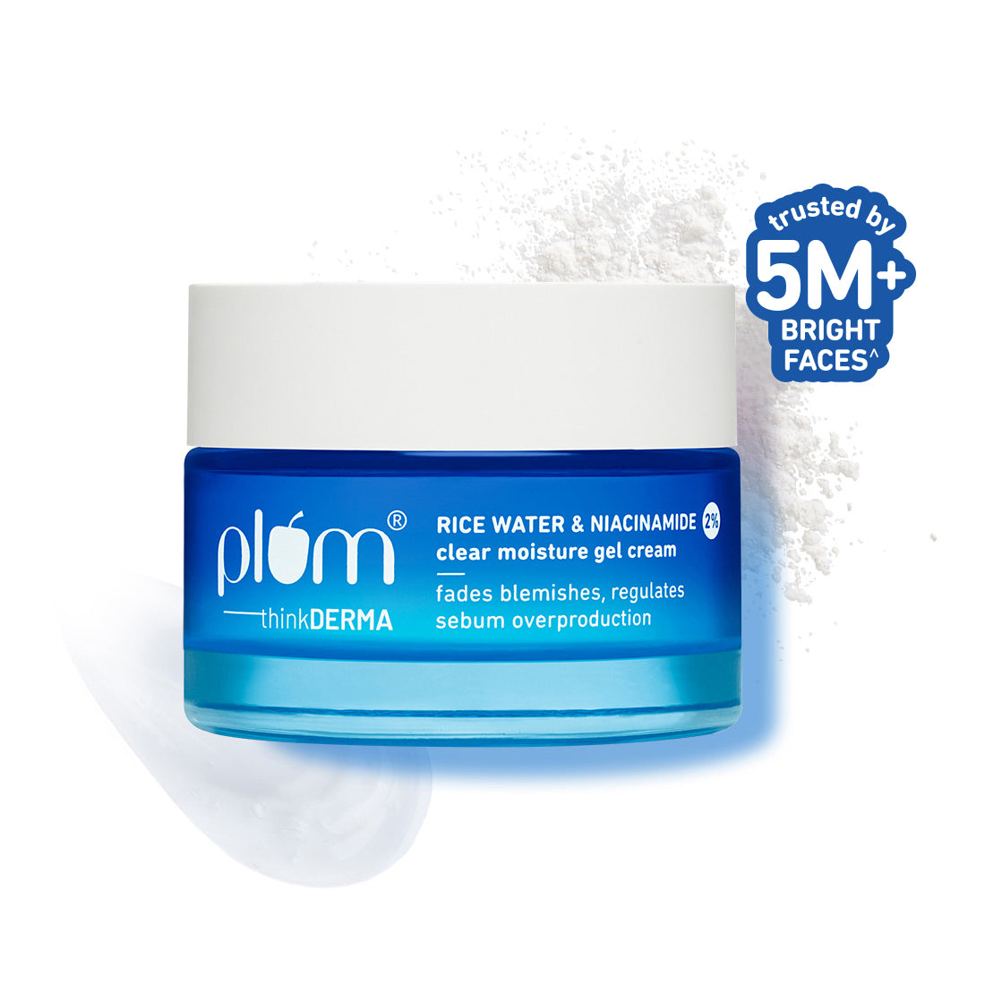 PLUM RICE WATER & NIACINAMIDE 2% CLEAR MOISTURE GEL CREAM 50 GM