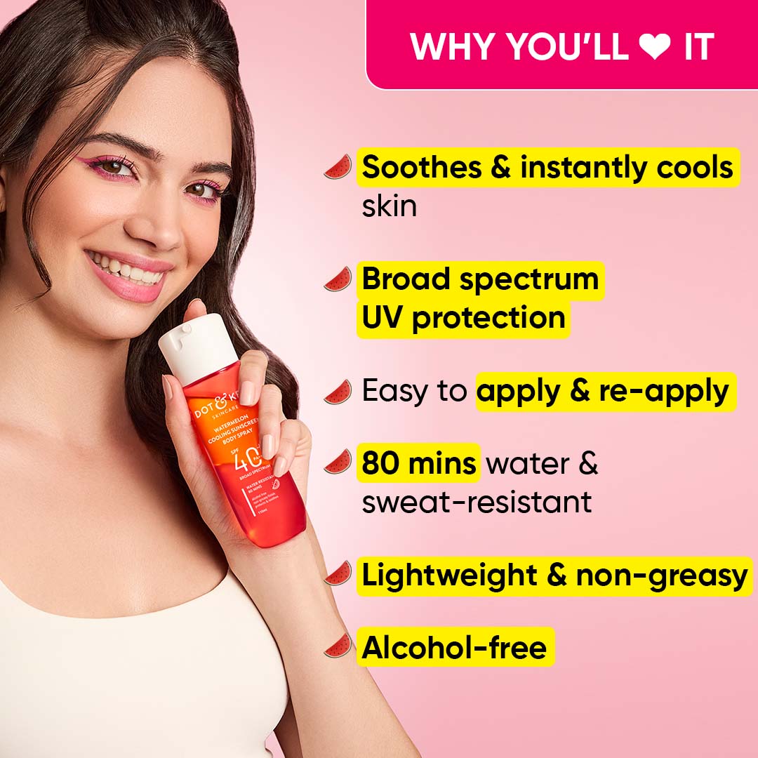 DOT & KEY WATERMELON SUNSCREEN BODY SPRAY SPF 40 PA +++ 110 ML
