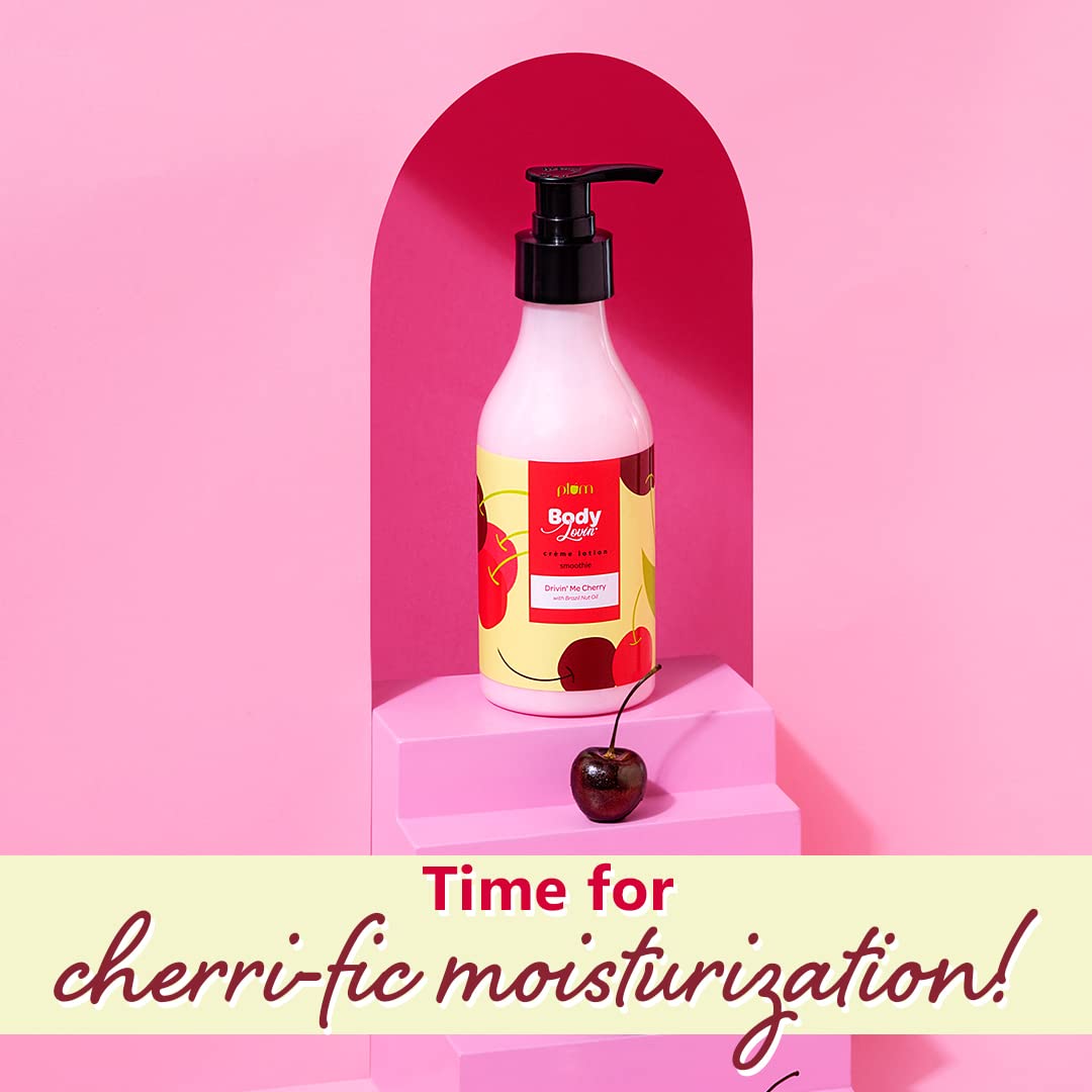 PLUM BODYLOVIN DRIVIN ME CHERRY SMOOTHIE CREAM LOTION - 240 ML