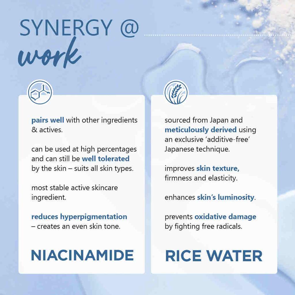 PLUM RICE WATER & 10% NIACINAMIDE SERUM 15 ML