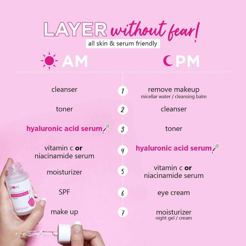 PLUM BULGARIAN ROSE & 2% HYALURONIC ACID SERUM 30 ML