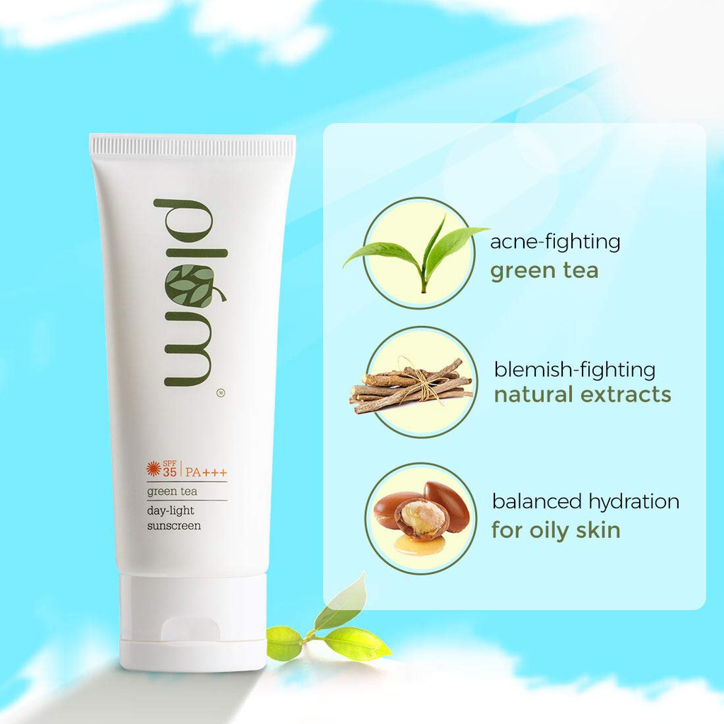 PLUM GREEN TEA DAY-LIGHT SUNSCREEN SPF 35 PA+++ 50 ML