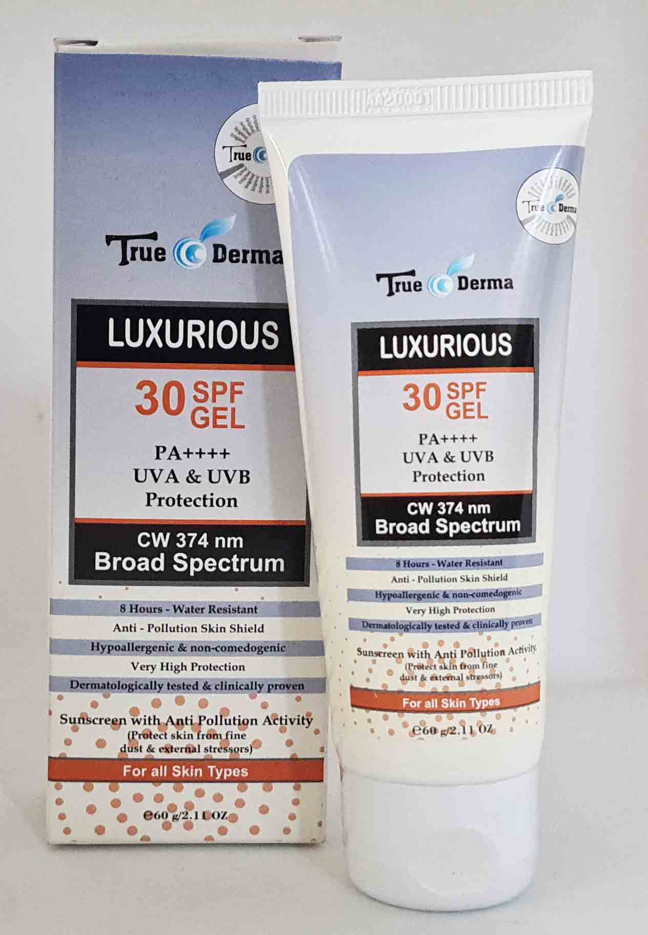 TRUE DERMA LUXURIOUS 30 SPF GEL