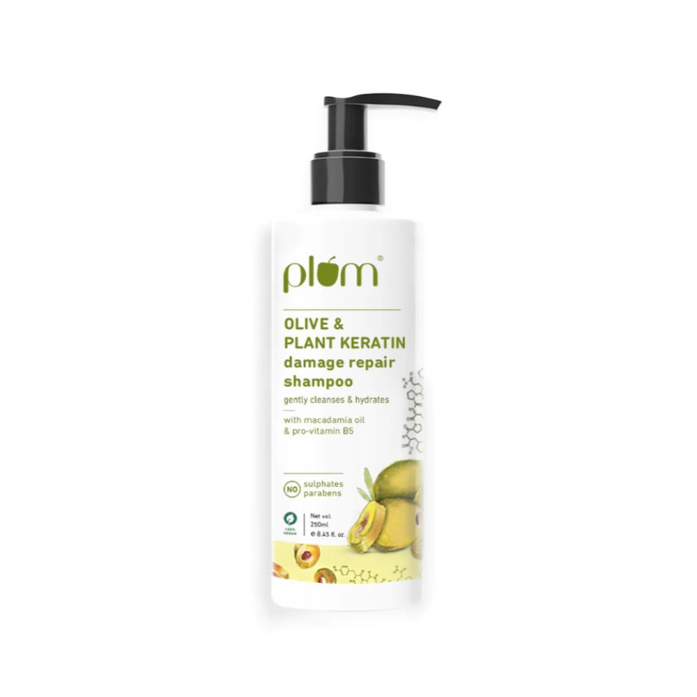 PLUM OLIVE & PLANT KERATIN DAMAGE REPAIR SHAMPOO 250ML