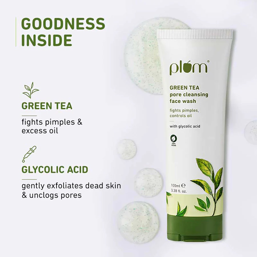 PLUM GREEN TEA PORE CLEANSING FACE WASH 100 ML