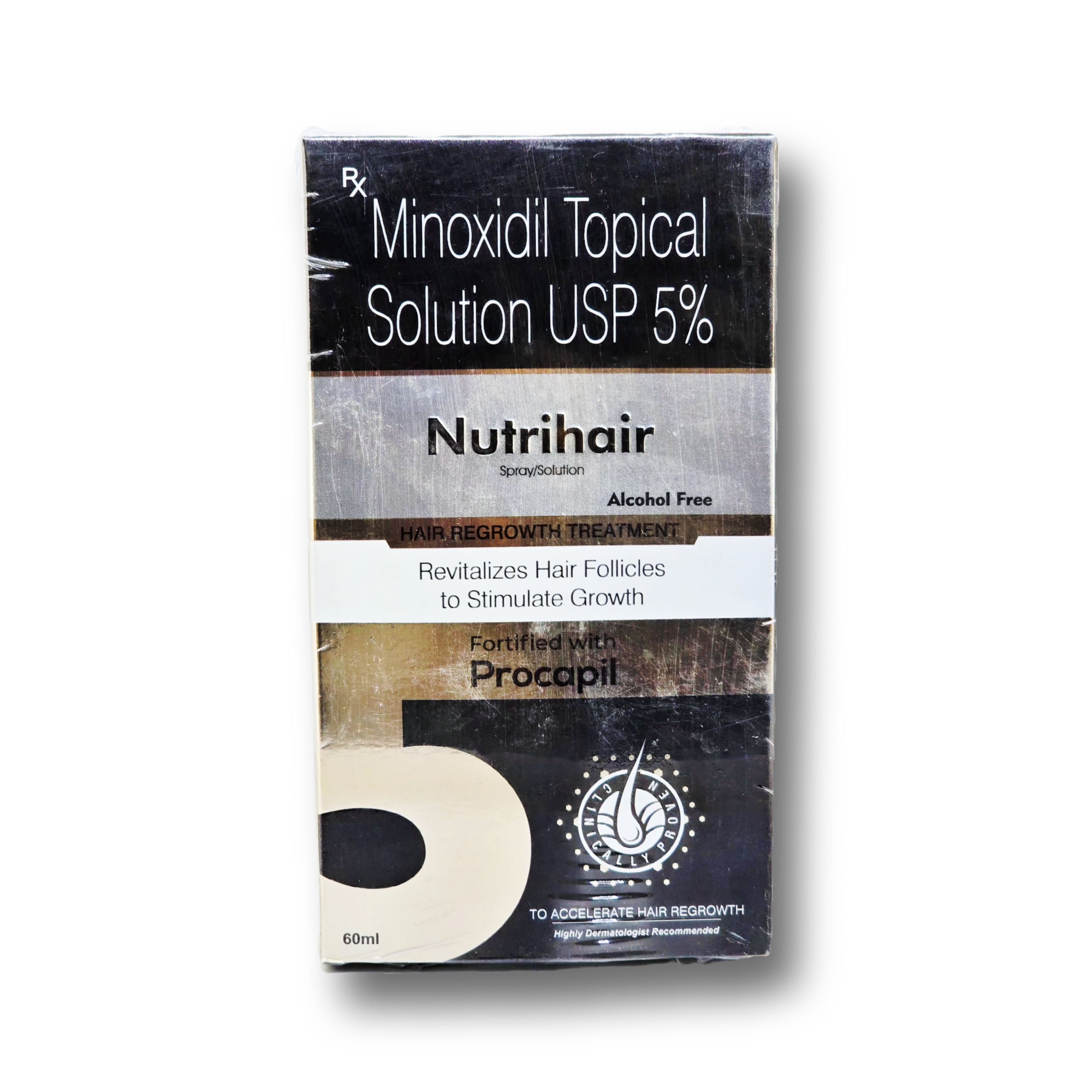 Nutrihair Minoxidil Topical Solution USP 5% - 60ml