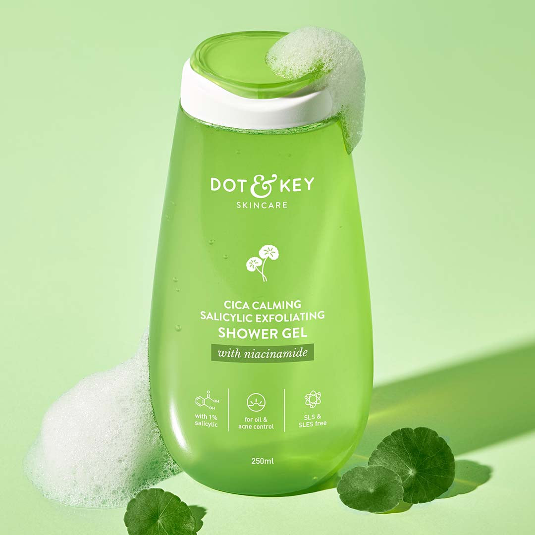 DOT & KEY CICA & SALICYLIC DAILY EXFOLIATING SHOWER GEL - 250 ML