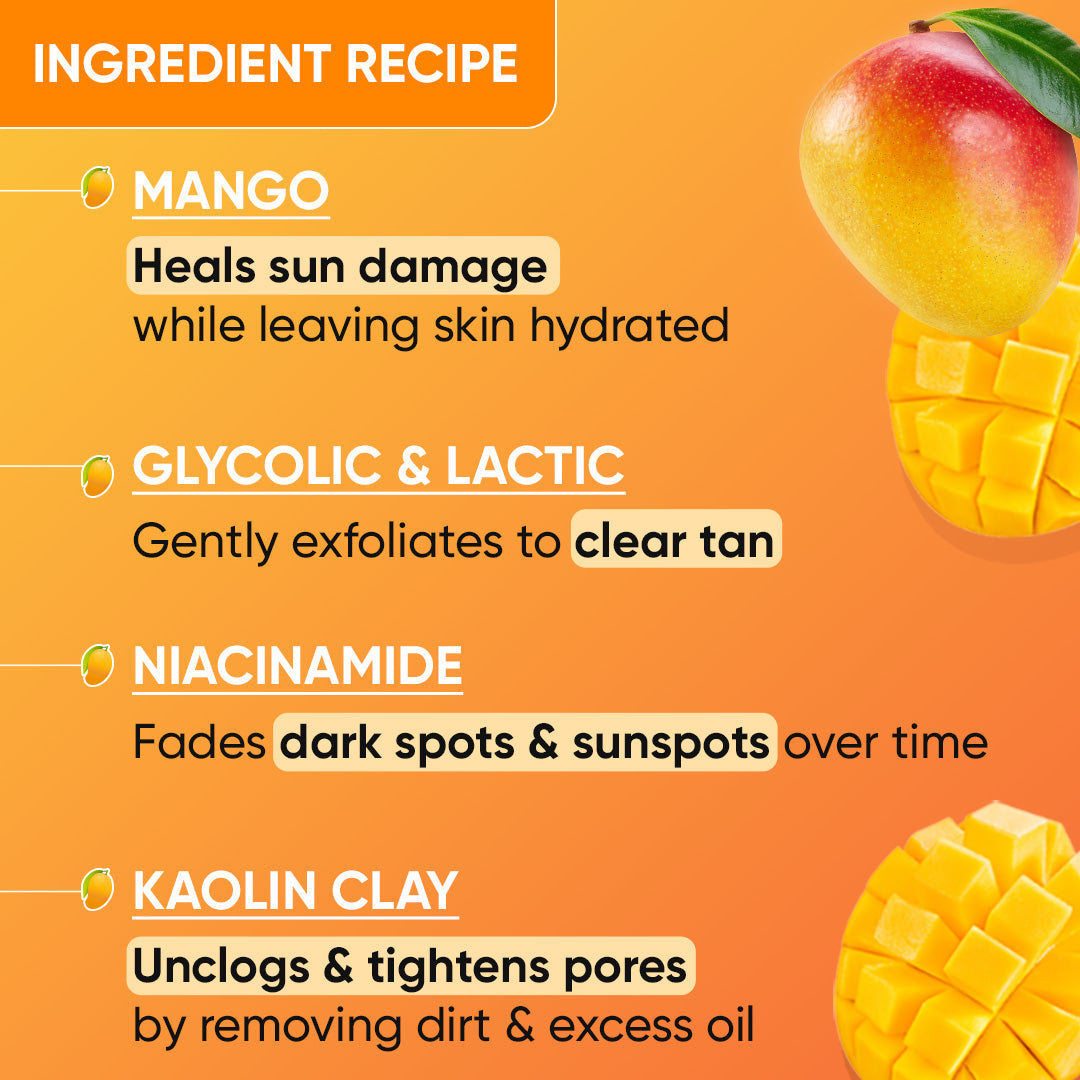 DOT & KEY MANGO DETAN TAN REMOVAL CLAY MASK 70 GM