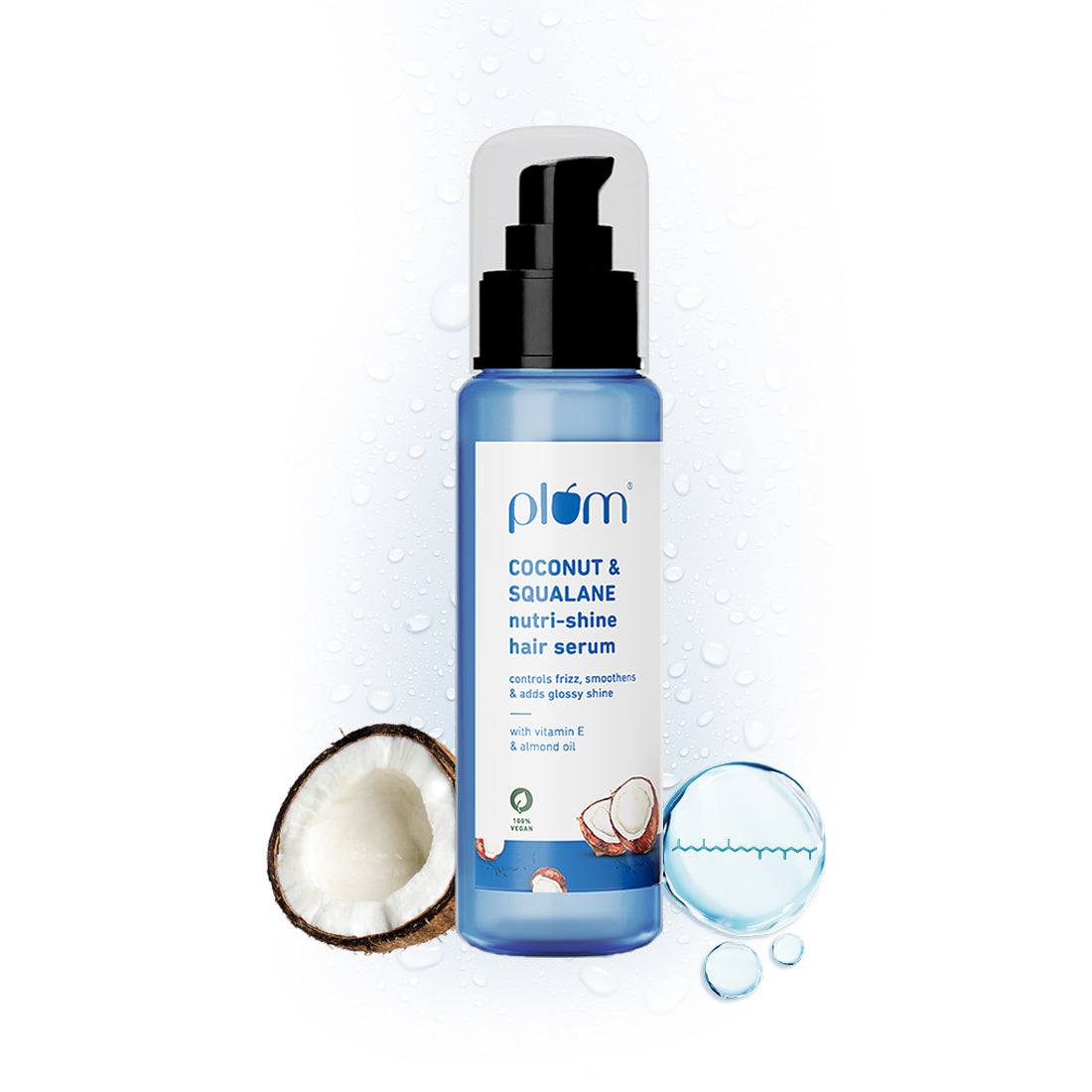 PLUM COCONUT & SQUALANE NUTRI-SHINE HAIR SERUM 75ML