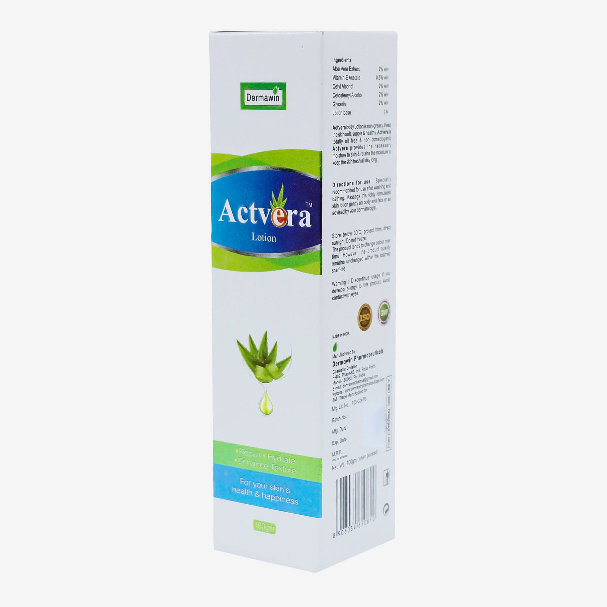 DERMAWIN ACTIVERA LOTION, 100G