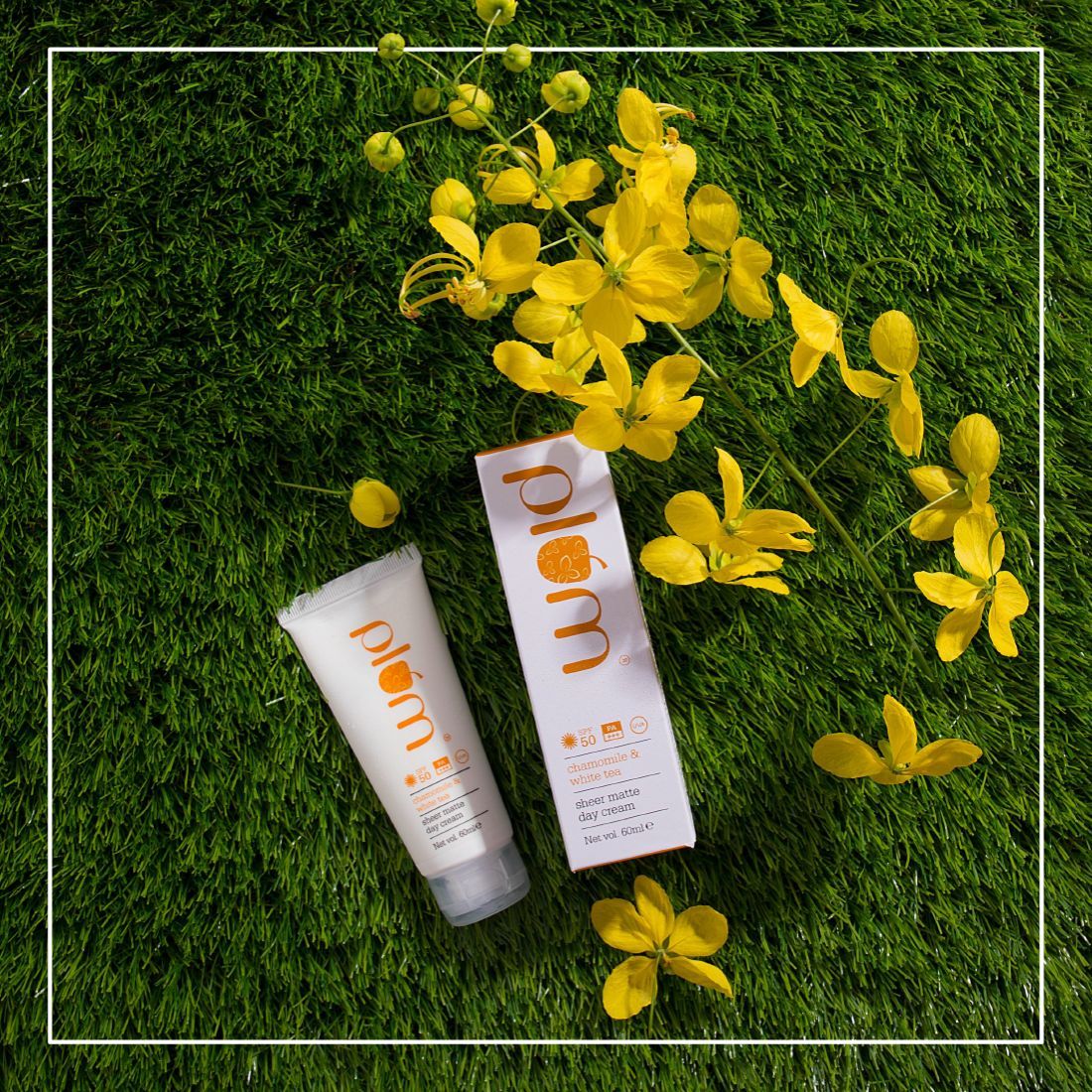 CHAMOMILE & WHITE TEA SHEER MATTE DAY CREAM SUNSCREEN 60 ML