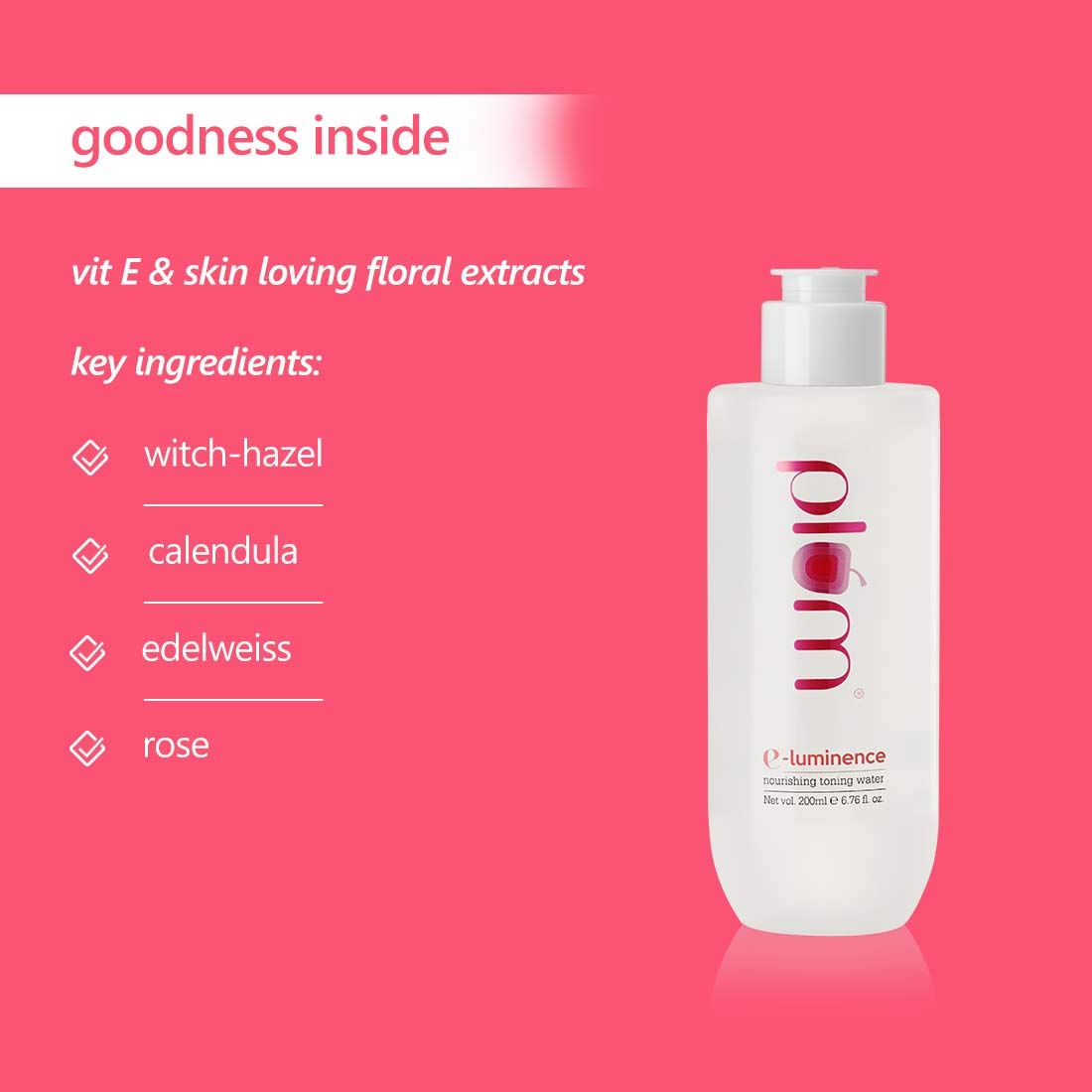 PLUM E-LUMINENCE NOURISHING TONING WATER 200ML