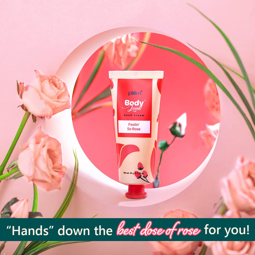 PLUM BODYLOVIN FEELIN SO ROSE HAND CREAM 50 GM