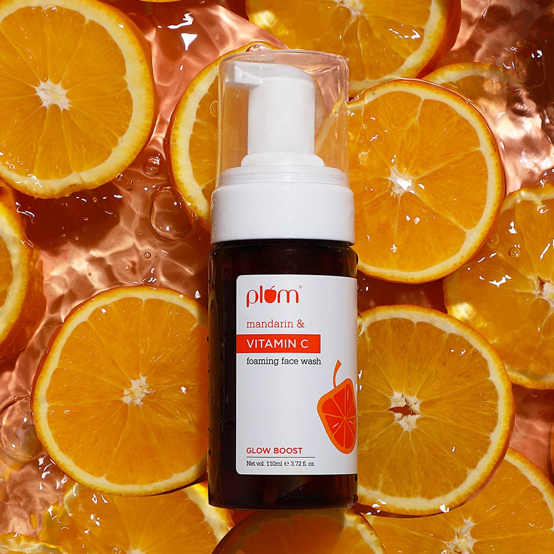 PLUM MANDARIN & VITAMIN C FOAMING FACE WASH 110 ML