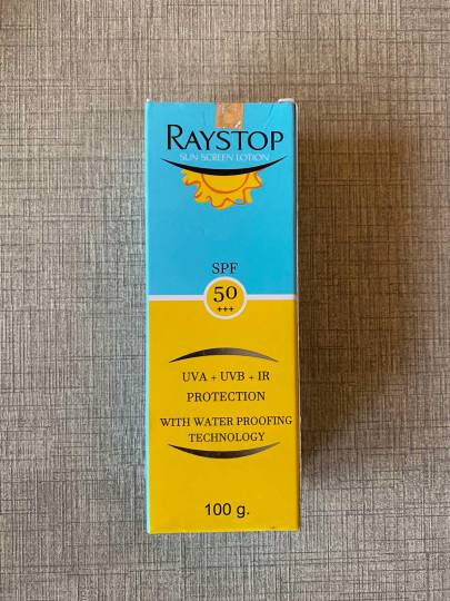 Raystop SPF 50 Sunscream Lotion 100g