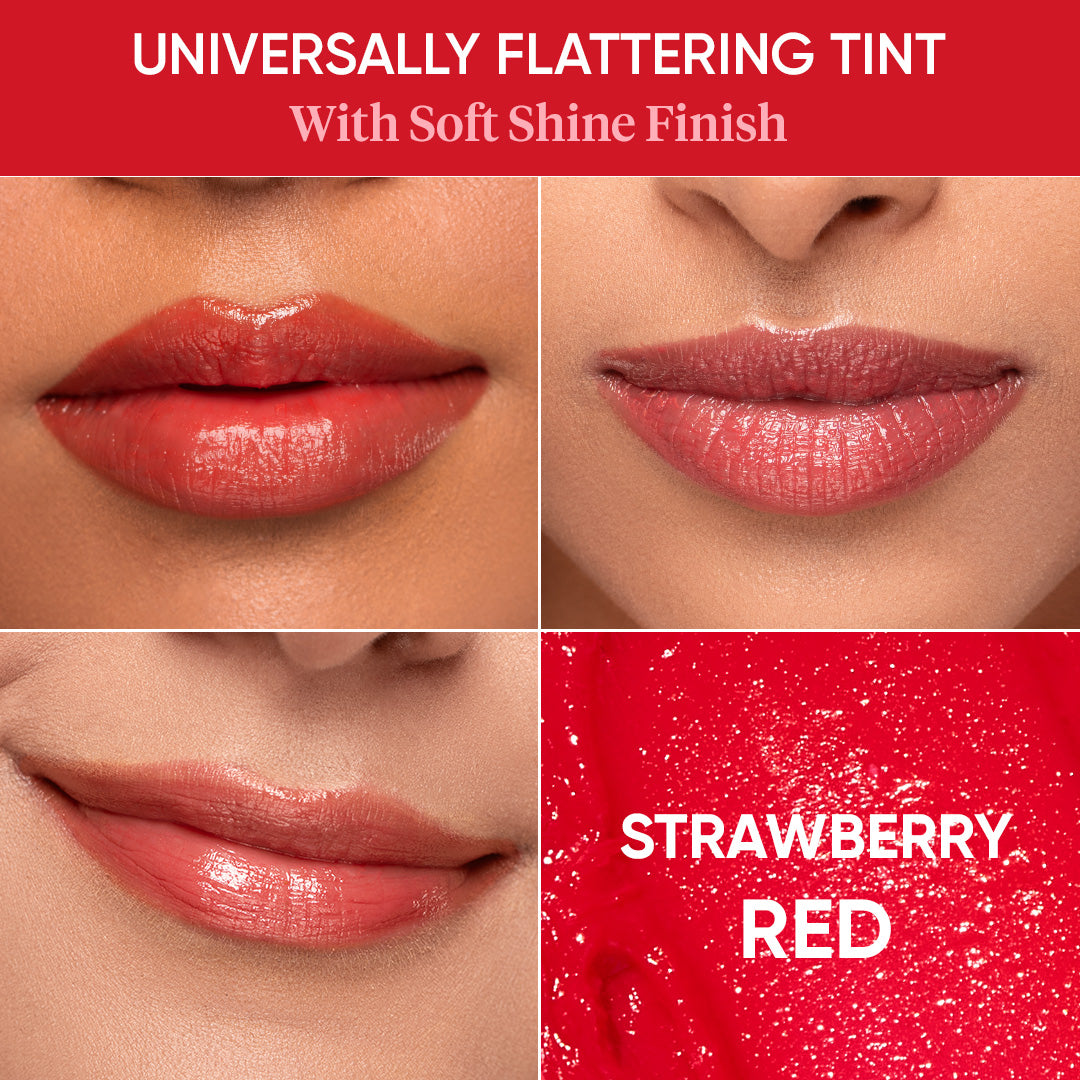 DOT & KEY SPF 50+ BARRIER REPAIR HYDRATING LIP BALM STRAWBERRY RED 4.5 GM